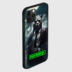 Чехол для iPhone 12 Pro Max Payday 3 crazy bear, цвет: 3D-черный — фото 2