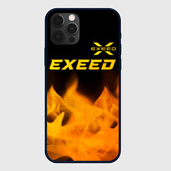 Чехол iPhone 12 Pro Max Exeed - gold gradient: символ сверху