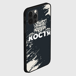 Чехол для iPhone 12 Pro Max Костя зубастый волк, цвет: 3D-черный — фото 2