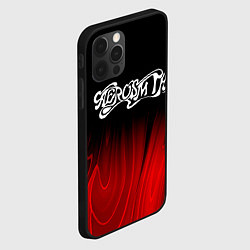 Чехол для iPhone 12 Pro Max Aerosmith red plasma, цвет: 3D-черный — фото 2