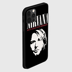 Чехол для iPhone 12 Pro Max Nirvana - Kurt Cobain, цвет: 3D-черный — фото 2