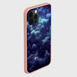 Чехол для iPhone 12 Pro Max Звездная ночь - нейросеть, цвет: 3D-светло-розовый — фото 2