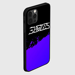 Чехол для iPhone 12 Pro Max Eagles purple grunge, цвет: 3D-черный — фото 2