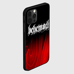 Чехол для iPhone 12 Pro Max Behemoth red plasma, цвет: 3D-черный — фото 2