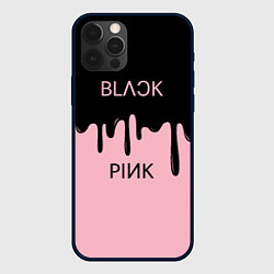 Чехол для iPhone 12 Pro Max Blackpink - краски, цвет: 3D-черный