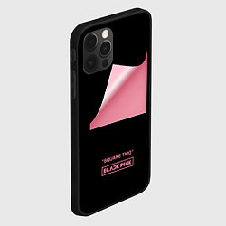 Чехол для iPhone 12 Pro Max Blackpink Square two, цвет: 3D-черный — фото 2