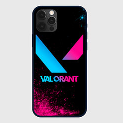 Чехол для iPhone 12 Pro Max Valorant - neon gradient, цвет: 3D-черный