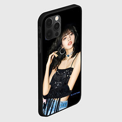 Чехол для iPhone 12 Pro Max Blackpink Lisa in jeans, цвет: 3D-черный — фото 2