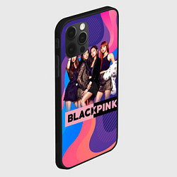 Чехол для iPhone 12 Pro Max K-pop Blackpink girls, цвет: 3D-черный — фото 2