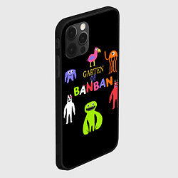 Чехол для iPhone 12 Pro Max Детский сад Банбана персонажи, цвет: 3D-черный — фото 2