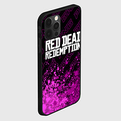 Чехол для iPhone 12 Pro Max Red Dead Redemption pro gaming: символ сверху, цвет: 3D-черный — фото 2