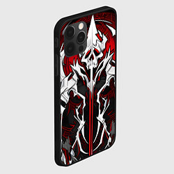 Чехол для iPhone 12 Pro Max Агрессивные кости, цвет: 3D-черный — фото 2