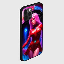 Чехол для iPhone 12 Pro Max Девушка в паучьей пещере, цвет: 3D-черный — фото 2