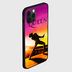 Чехол для iPhone 12 Pro Max Queen Фредди Меркьюри, цвет: 3D-черный — фото 2