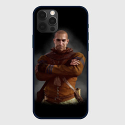 Чехол для iPhone 12 Pro Max The Witcher 3 - Гюнтер, цвет: 3D-черный