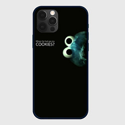 Чехол для iPhone 12 Pro Max Cookie Monster - Где печеньки, цвет: 3D-черный