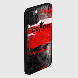 Чехол для iPhone 12 Pro Max CS GO краска, цвет: 3D-черный — фото 2