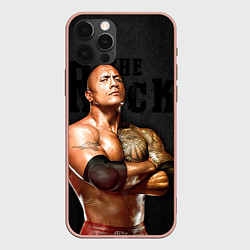 Чехол для iPhone 12 Pro Max Dwayne - Johnson, цвет: 3D-светло-розовый