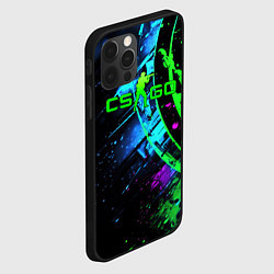 Чехол для iPhone 12 Pro Max CS GO green black style, цвет: 3D-черный — фото 2