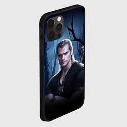 Чехол для iPhone 12 Pro Max Ведьмак - Генри Кавилл, цвет: 3D-черный — фото 2