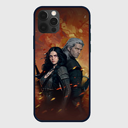 Чехол для iPhone 12 Pro Max Ведьмак - Йеннифэр, цвет: 3D-черный