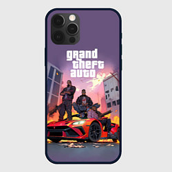 Чехол для iPhone 12 Pro Max Grand Theft Auto - game, цвет: 3D-черный