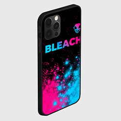 Чехол для iPhone 12 Pro Max Bleach - neon gradient: символ сверху, цвет: 3D-черный — фото 2