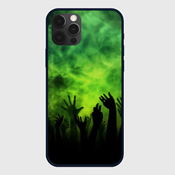 Чехол для iPhone 12 Pro Max Зомби вечеринка, цвет: 3D-черный
