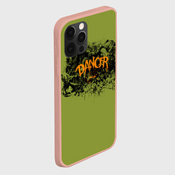 Чехол для iPhone 12 Pro Max Абстрактный фон dancer танцор, цвет: 3D-светло-розовый — фото 2