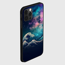 Чехол для iPhone 12 Pro Max Космическая Большая волна в Канагаве, цвет: 3D-черный — фото 2