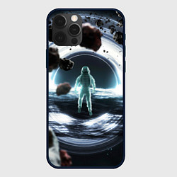 Чехол для iPhone 12 Pro Max Black hole astronaut, цвет: 3D-черный