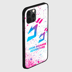 Чехол для iPhone 12 Pro Max JoJo Bizarre Adventure neon gradient style, цвет: 3D-черный — фото 2