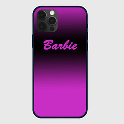 Чехол для iPhone 12 Pro Max Барби градиент, цвет: 3D-черный
