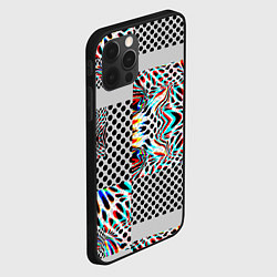 Чехол для iPhone 12 Pro Max Абстракция электро, цвет: 3D-черный — фото 2