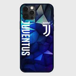 Чехол для iPhone 12 Pro Max Juventus logo blue, цвет: 3D-черный