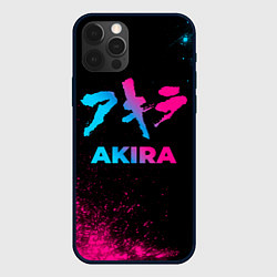 Чехол для iPhone 12 Pro Max Akira - neon gradient, цвет: 3D-черный