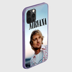 Чехол для iPhone 12 Pro Max Тру фанат Nirvana, цвет: 3D-серый — фото 2