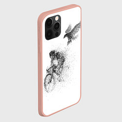 Чехол для iPhone 12 Pro Max Скорость,моя стихия, цвет: 3D-светло-розовый — фото 2