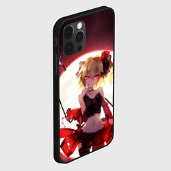 Чехол для iPhone 12 Pro Max Touhou Project Фландр Скарлет, цвет: 3D-черный — фото 2