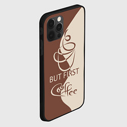 Чехол для iPhone 12 Pro Max Утренний кофейный аромат, цвет: 3D-черный — фото 2