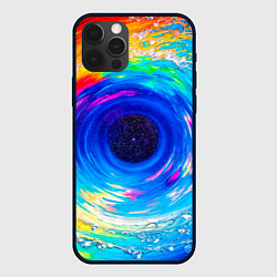 Чехол для iPhone 12 Pro Max Портал водоворот в иное измерение, цвет: 3D-черный