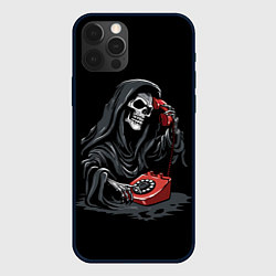 Чехол для iPhone 12 Pro Max Звонок смерти, цвет: 3D-черный