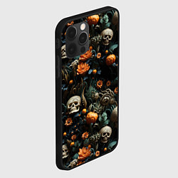 Чехол для iPhone 12 Pro Max Мистер Череп, цвет: 3D-черный — фото 2