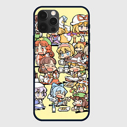 Чехол для iPhone 12 Pro Max Touhou Project Characters, цвет: 3D-черный