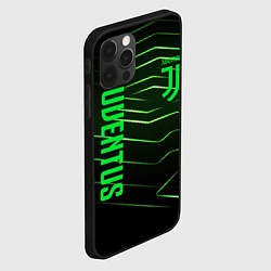 Чехол для iPhone 12 Pro Max Juventus 2 green logo, цвет: 3D-черный — фото 2