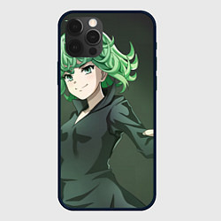 Чехол для iPhone 12 Pro Max One Punch Man Тацумаки, цвет: 3D-черный