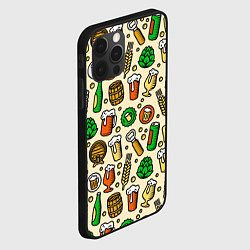 Чехол для iPhone 12 Pro Max Пиво и аксессуары, цвет: 3D-черный — фото 2