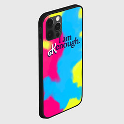 Чехол для iPhone 12 Pro Max I Am Kenough Tie-Dye, цвет: 3D-черный — фото 2
