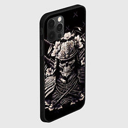 Чехол для iPhone 12 Pro Max Дух японского самурая, цвет: 3D-черный — фото 2