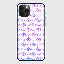 Чехол для iPhone 12 Pro Max Multiple eyes, цвет: 3D-черный